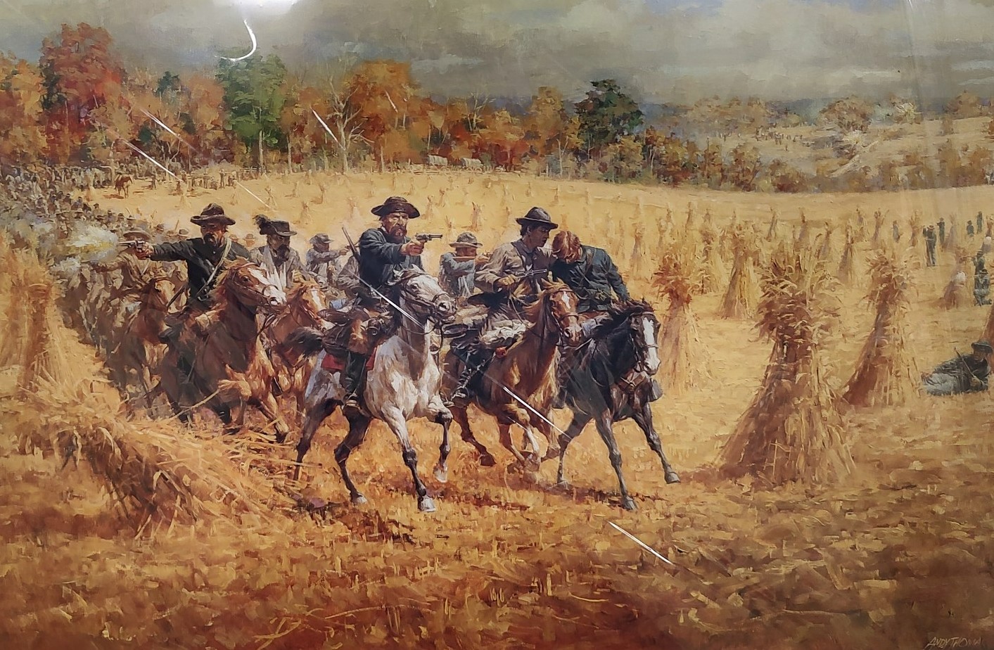 The Charge of Shelby's Iron Brigade, at the Battle of Marshall.